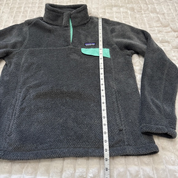 Patagonia Large Gray Re-Tool Snap T Fleece Pullover ~ Classic Preppy Outdoor - Picture 6 of 8